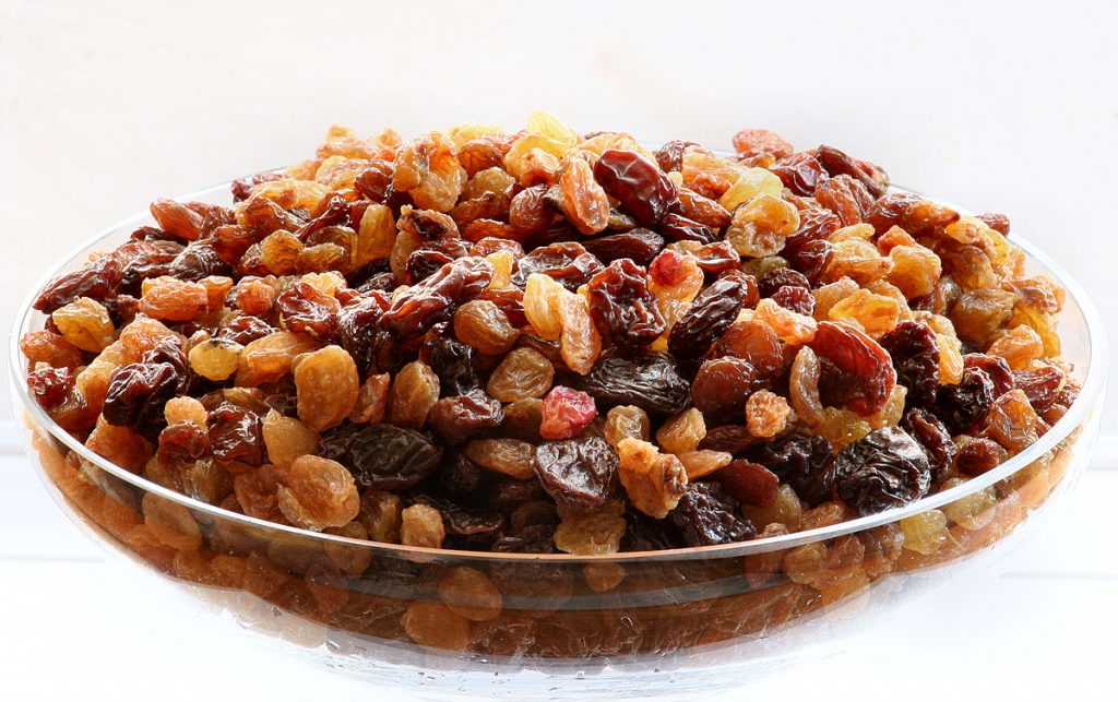 tác dụng của nho khô